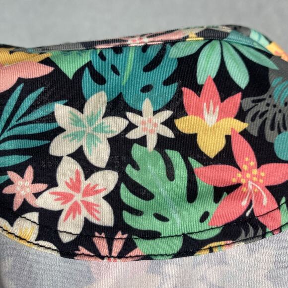 Chubbies Mens M The Bloomerang Performance Polo Shirt Floral All Over Print - Picture 6 of 7